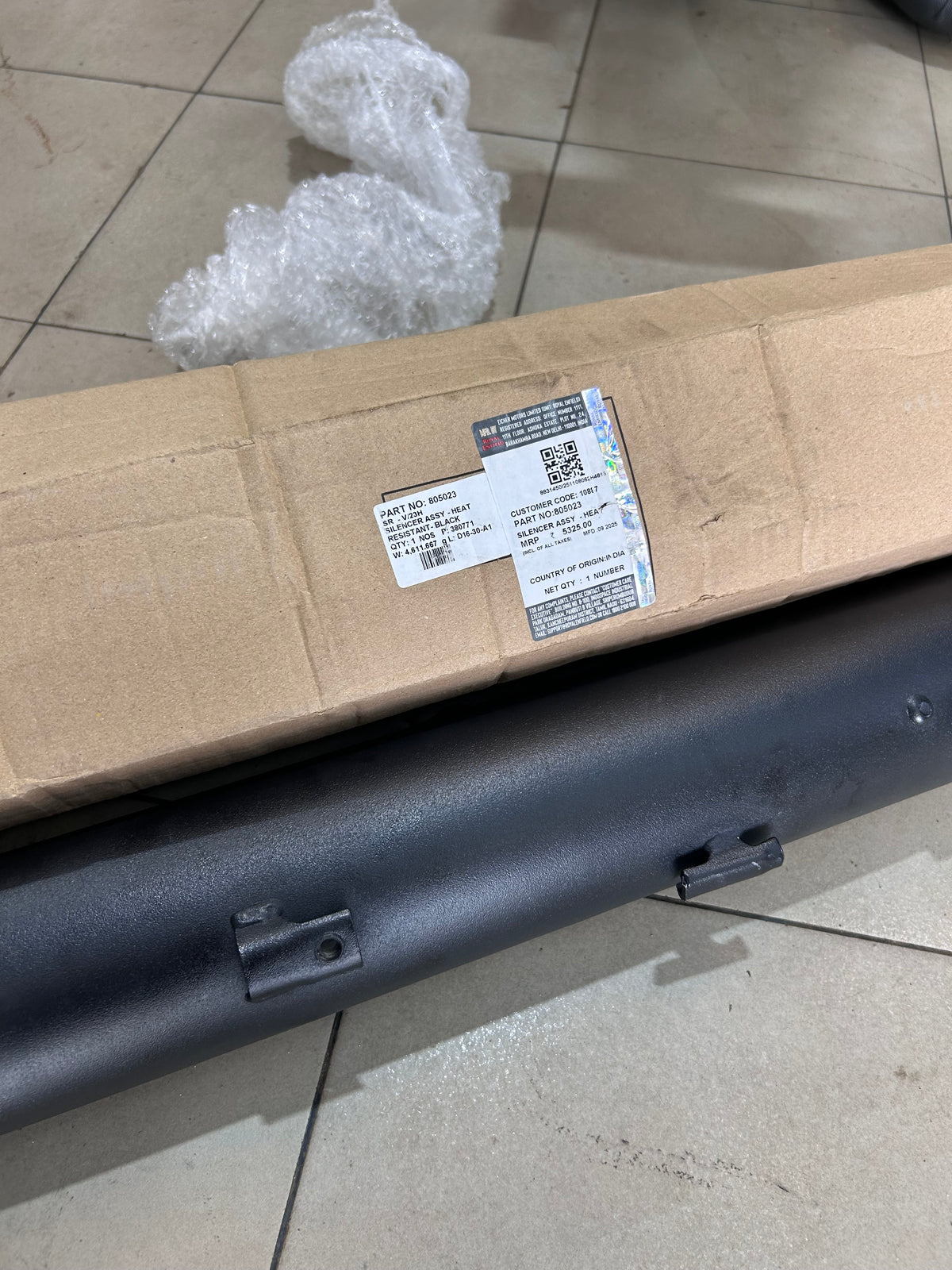 805023 OEM Silencer – Royal Enfield Thunderbird X 350 BS4 – UNDER THE HOOD