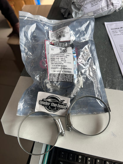 Royal Enfield 500712/B Hose Clip Dia 60 (60mm Jubilee Clamp) | Himalayan 411 Euro 4 (LS410) + Bullet 350/500 UCE, Electra 350 UCE, Thunderbird & Machismo