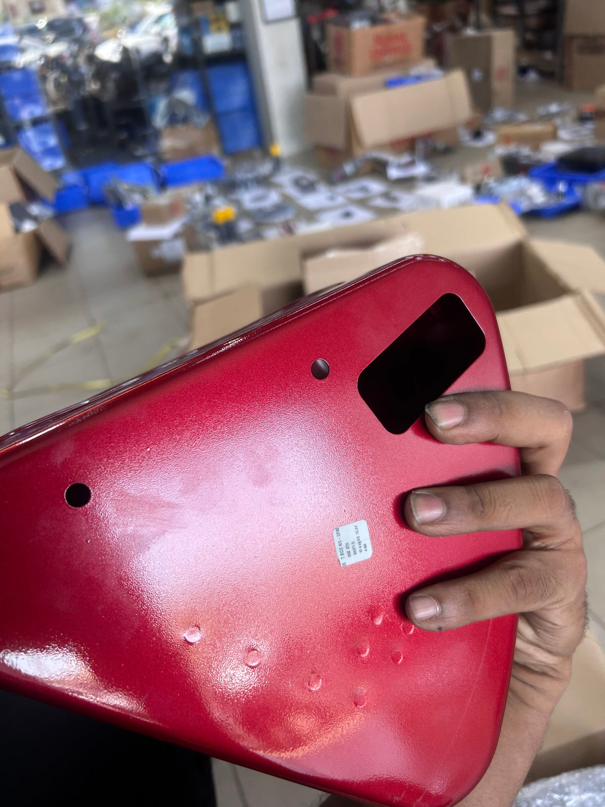 Royal Enfield Genuine Tool Box Electrical with Sticker (Riviera Red) for Electra 350 UCE ES – 836146