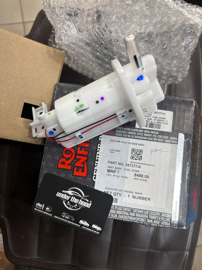 Royal Enfield 587377/A – Fuel Pump Assembly (EFI) for Himalayan, Scram 411, Classic 500, Thunderbird 500, Bullet 500, GT 535 (BS4 Models)