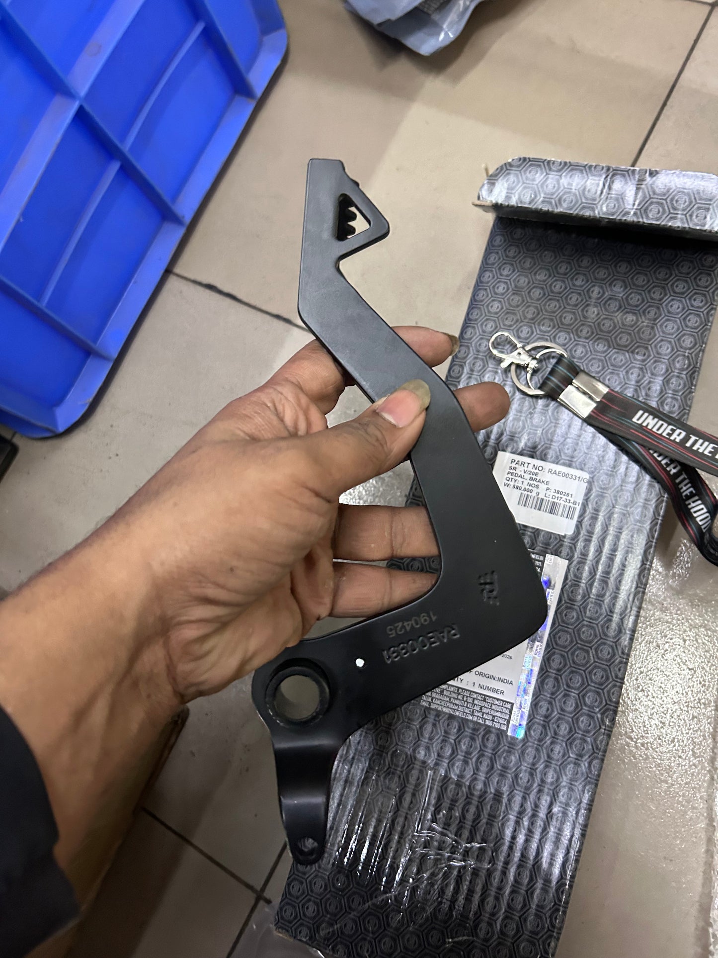 Rear Brake Pedal (Foot Brake Lever) for Royal Enfield Himalayan 450 (Sherpa 452, ABS) – RAE00331/G