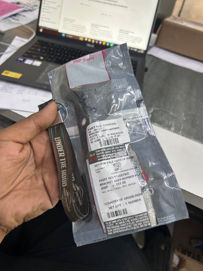 Genuine REAR Number Plate Bracket Holder for Royal Enfield Classic 350 Reborn (J-Series BS6) | 1100578/D | OEM