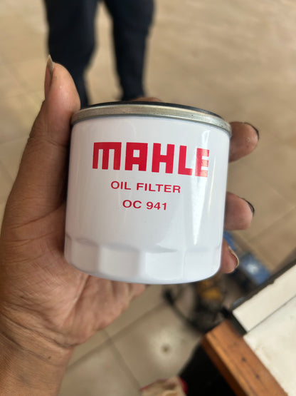 Mahle OC 941 Oil Filter – Compatible with Ford Figo, Aspire, EcoSport Diesel | 1.5L TDCi Engine