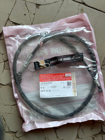 Hero Genuine Clutch Cable for Splendor Plus & Splendor Pro | Clutch Wire / Cable Complete | 22870KWH970S