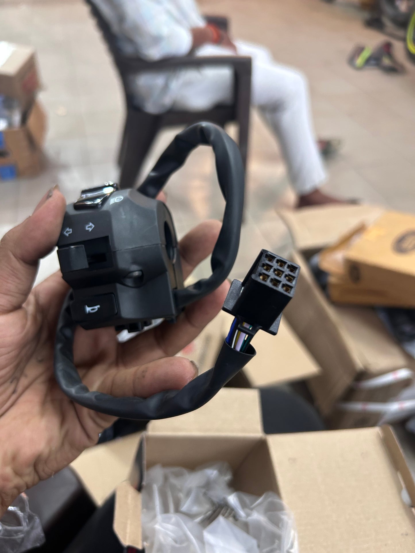 Royal Enfield 580441/D - Switch Module LH | Genuine Left-Hand Switch for Classic 350, Bullet 350, Thunderbird 350 & Interceptor 650 (BSIV Models)