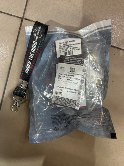 Royal Enfield 888379 Ignition Switch Assembly Kit with Two Keys – OEM Set for Classic 350/500, Bullet 350/500 & Electra UCE Models