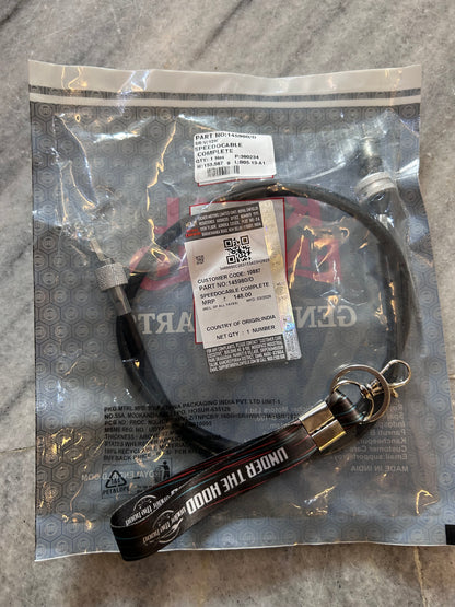 Speedometer Cable Complete (Front Wheel Driven) for Classic 350/500 UCE, Bullet 350/500 UCE, Electra 350 UCE – 145980/D (Approx 80cm, Mechanical Speedo)