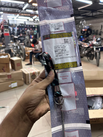 Royal Enfield Rear Brake Rod Kit (Drum Rear Models) — Classic 350 UCE (BS3), Bullet 350 UCE KS/ES, Electra 350 UCE ES; Bullet 500 UCE (drum years only) — 888076 | Genuine OE