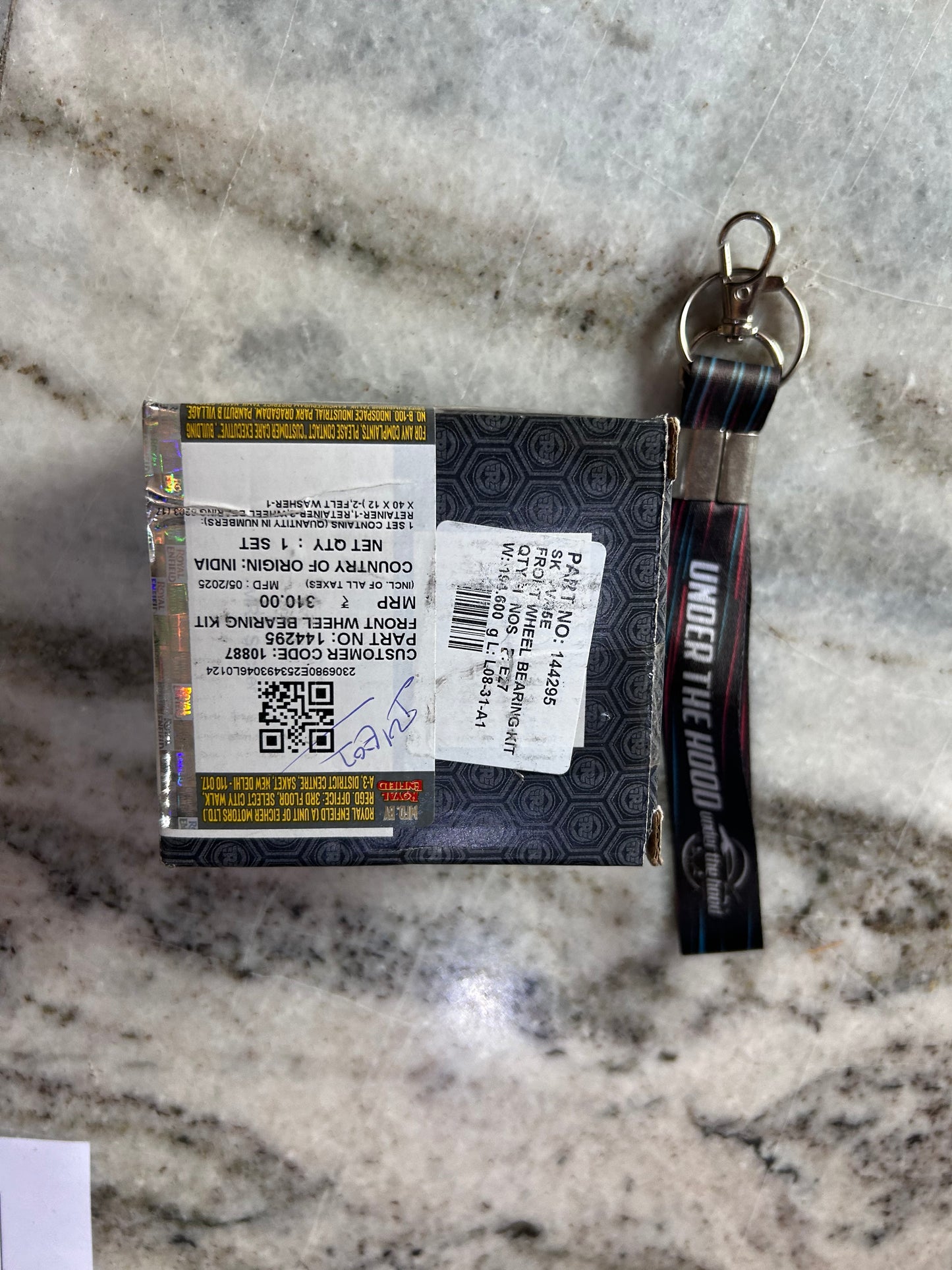 Royal Enfield 144295 Front Wheel Bearing Kit – Standard 350/500, Electra 4S/5S, Machismo A350/A500, Lightning 500/535, Bullet 500 UCE & Classic 500 EFI