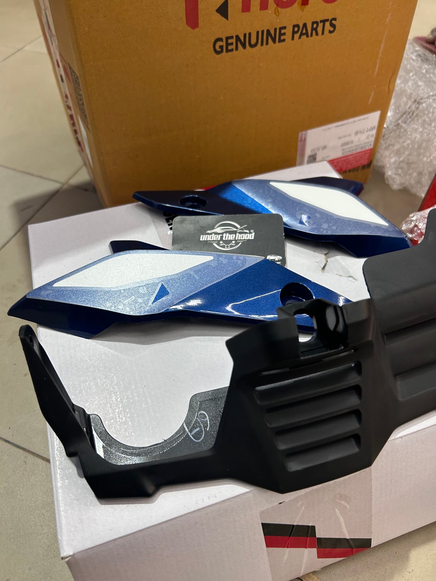 Hero Genuine Belly Pan Assembly Kit for Glamour X 125 - 5 Colour Options