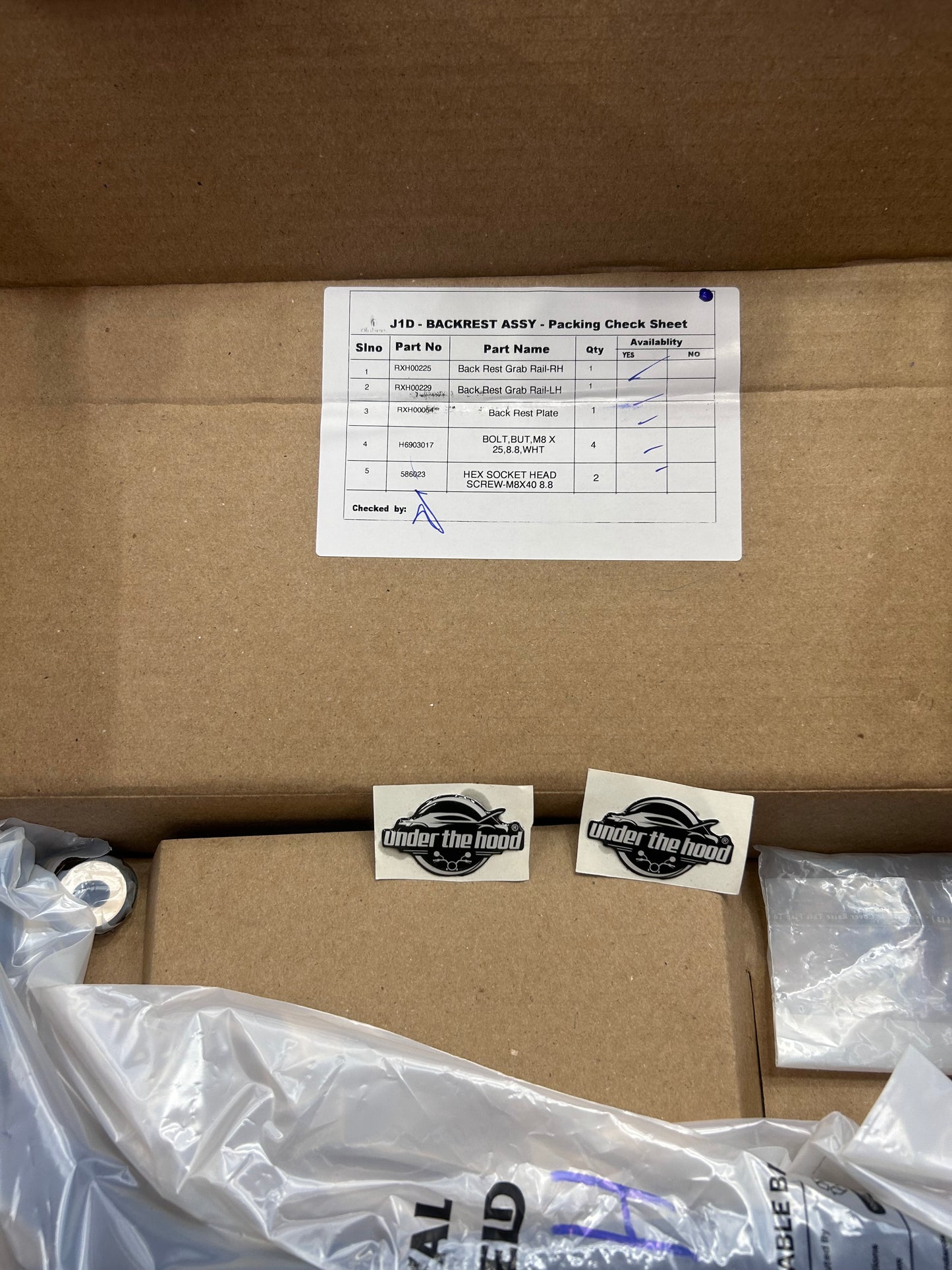 Royal Enfield Black Passenger Backrest Mounts KXA00625 — OEM Cast-Alu Mounts for Meteor 350