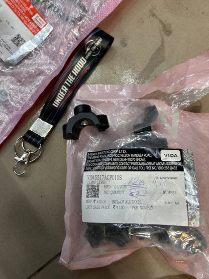 Hero VIDA / VIDA V2 / VIDA VX2 Lever Clamp | Genuine Brake Lever Clamp Bracket | VD45517ACP010S