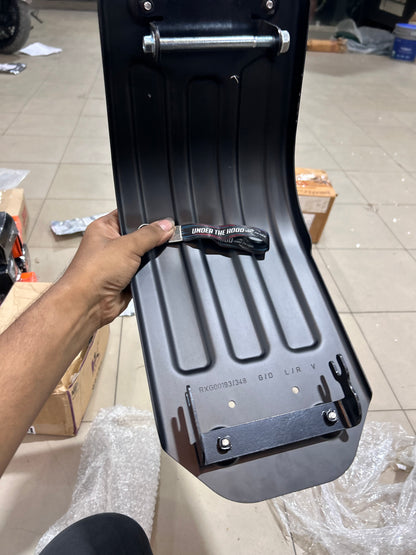 Royal Enfield Hunter 350 Premium Black Sump Guard / Engine Bash Plate – Silman OE-Style Aftermarket