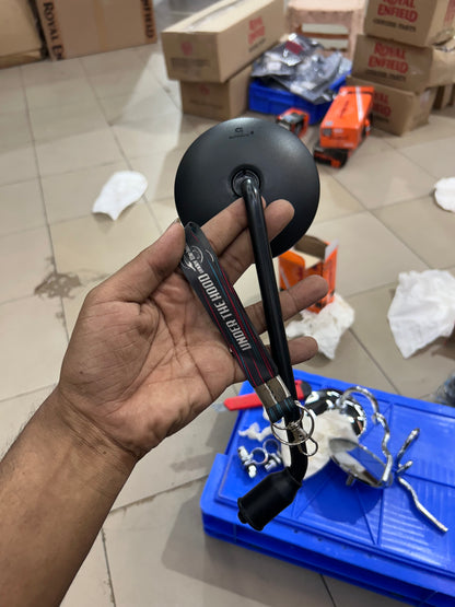 Royal Enfield Hunter 350 / Meteor 350 / Classic 350 Reborn / Shotgun 650 Black Rear View Mirror – Autobird | LH, RH or Pair