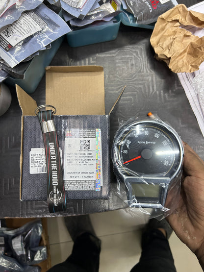 Royal Enfield RAM00590/A – Instrument Cluster (KMPH, Single Scale) – OEM for Classic 350 Reborn & Bullet 350 BS6