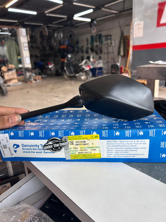 Bajaj DT231600 Rear-View Mirror Assembly Left (LH) – Genuine OEM for Pulsar RS200 (2015–2016, BS3)