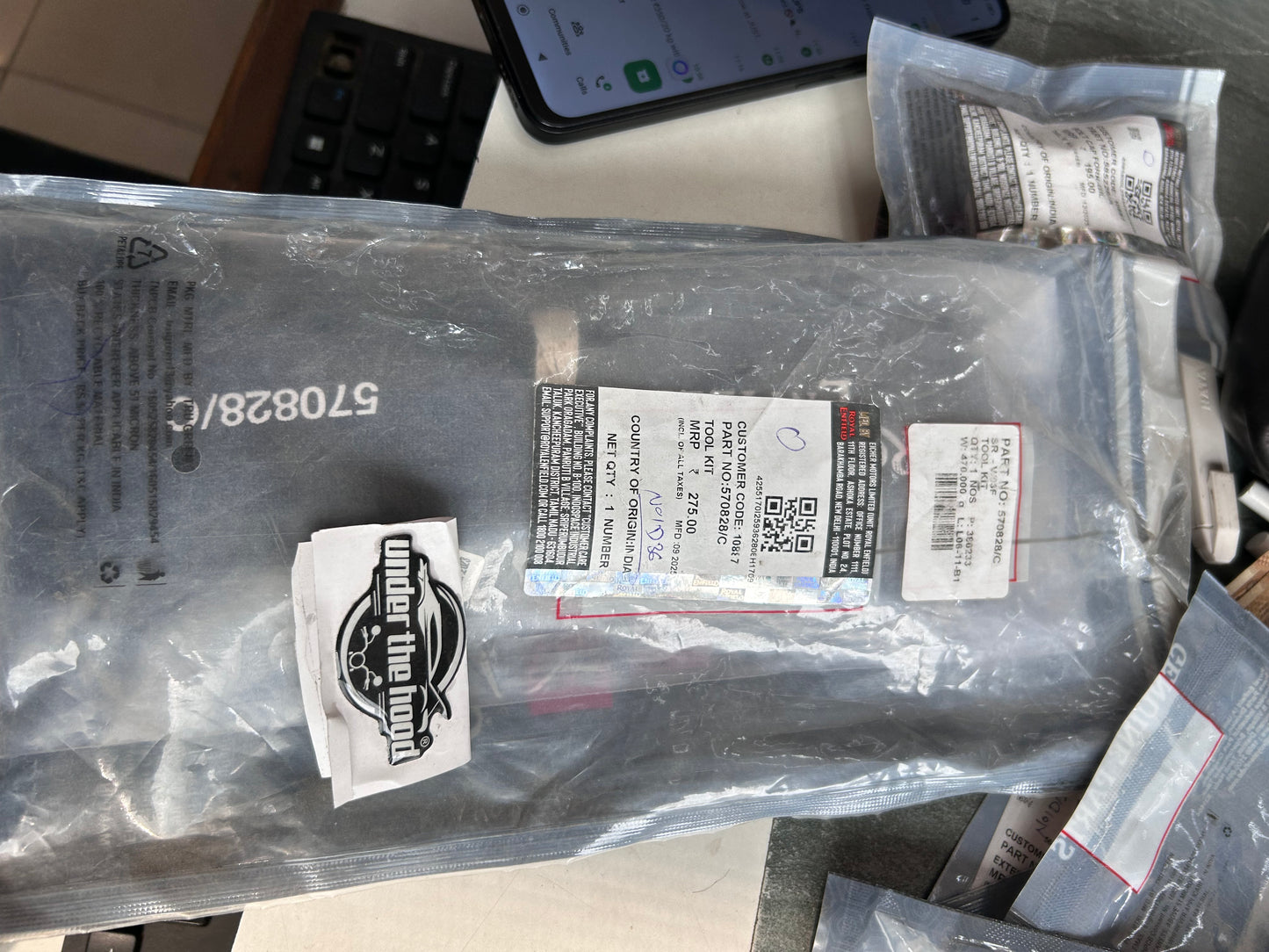 570828/C – Tool Kit (Electra / Bullet / Thunderbird UCE) – Genuine Royal Enfield – Replaces 570828 & 570828/B