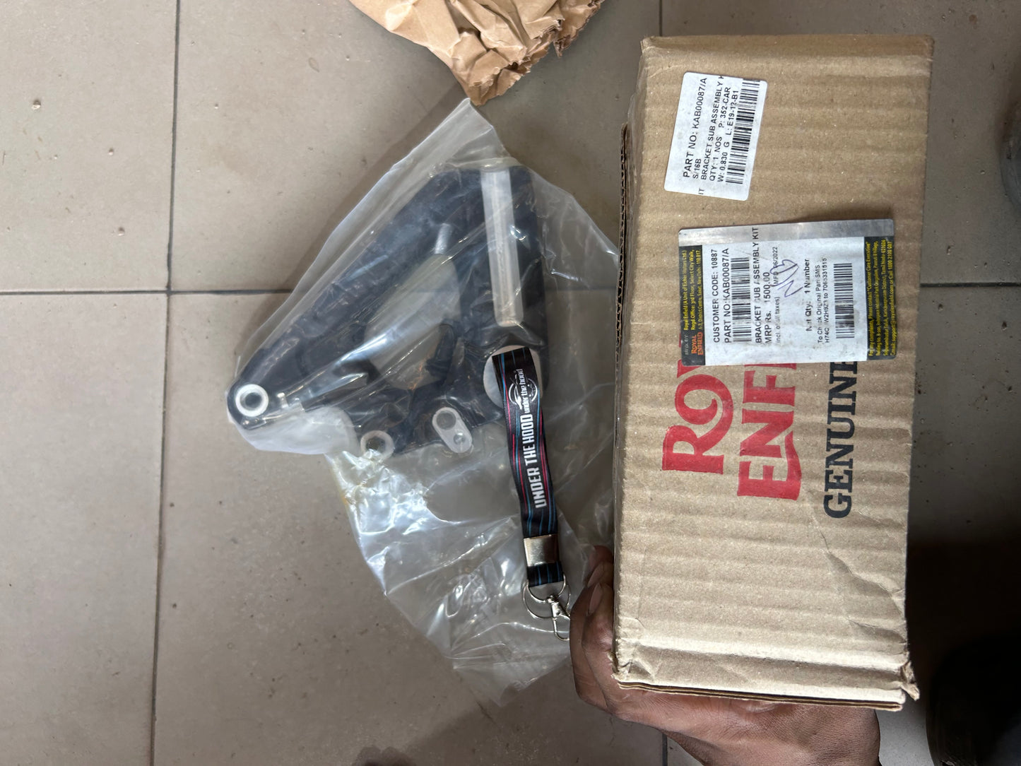 Royal Enfield KAB00087/A – OEM Bracket Sub Assembly Kit (Brake System) for Classic 350, Bullet 350 & Meteor 350
