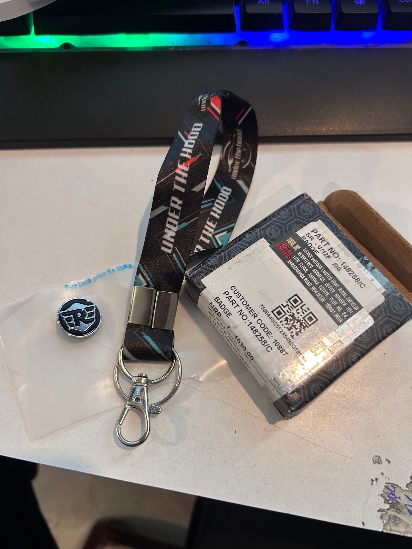 ROYAL ENFIELD 148258/C - BADGE FOR CONTINENTAL GT 650