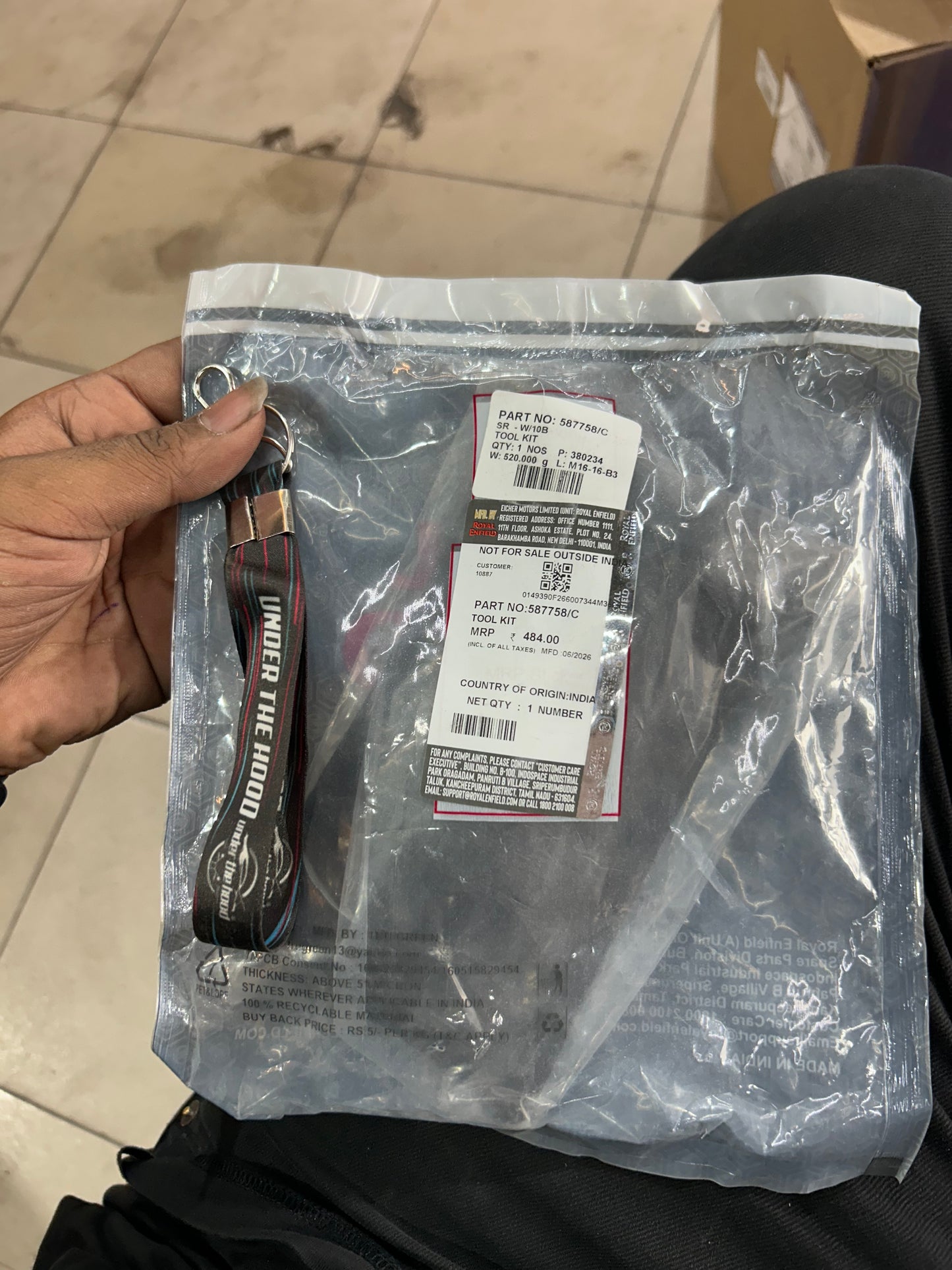 Royal Enfield Himalayan 411 / Scram 411 Genuine Tool Kit 587758/C