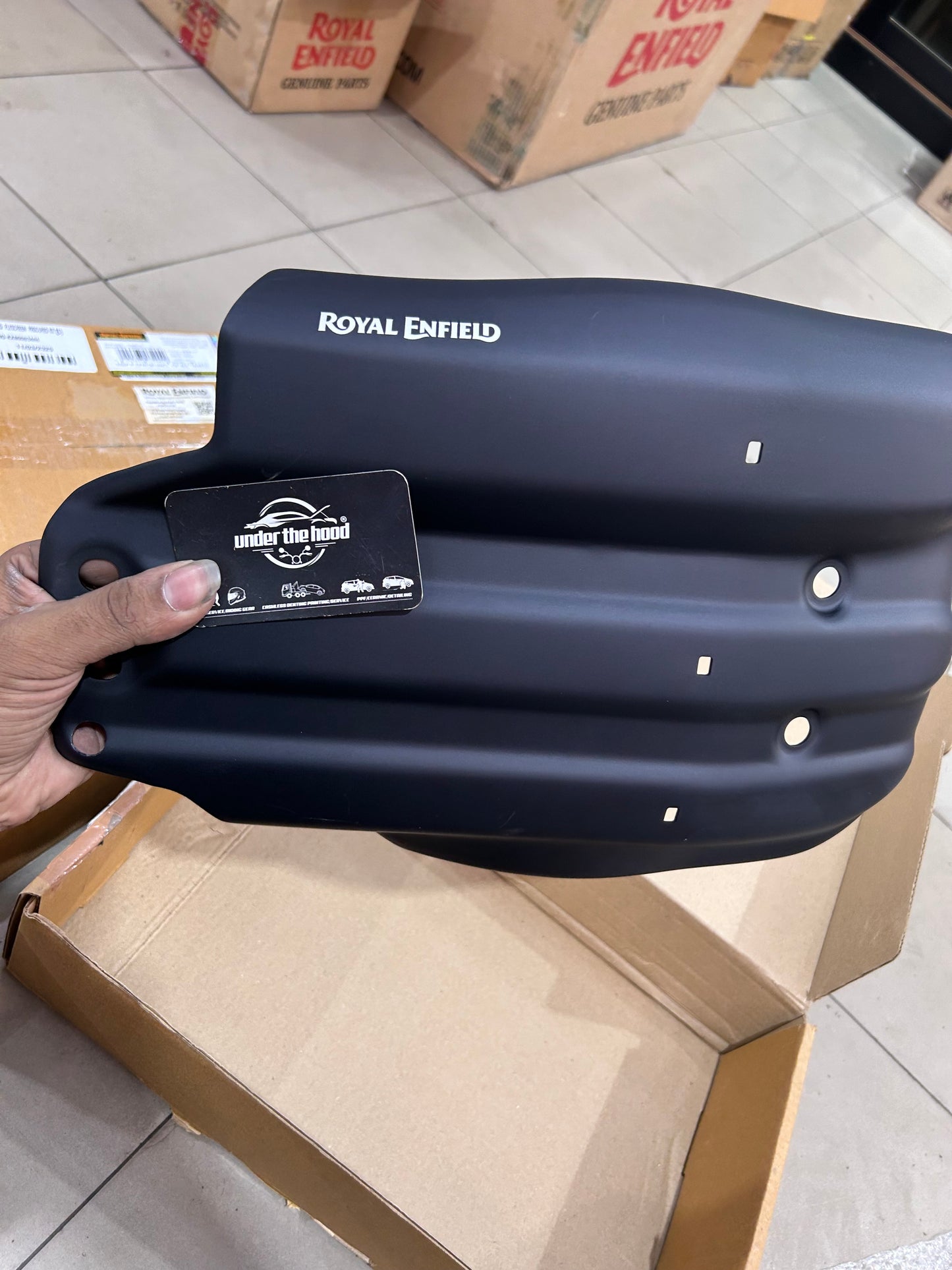 Royal Enfield Black Sumpguard for Guerrilla 450 – KXA00491