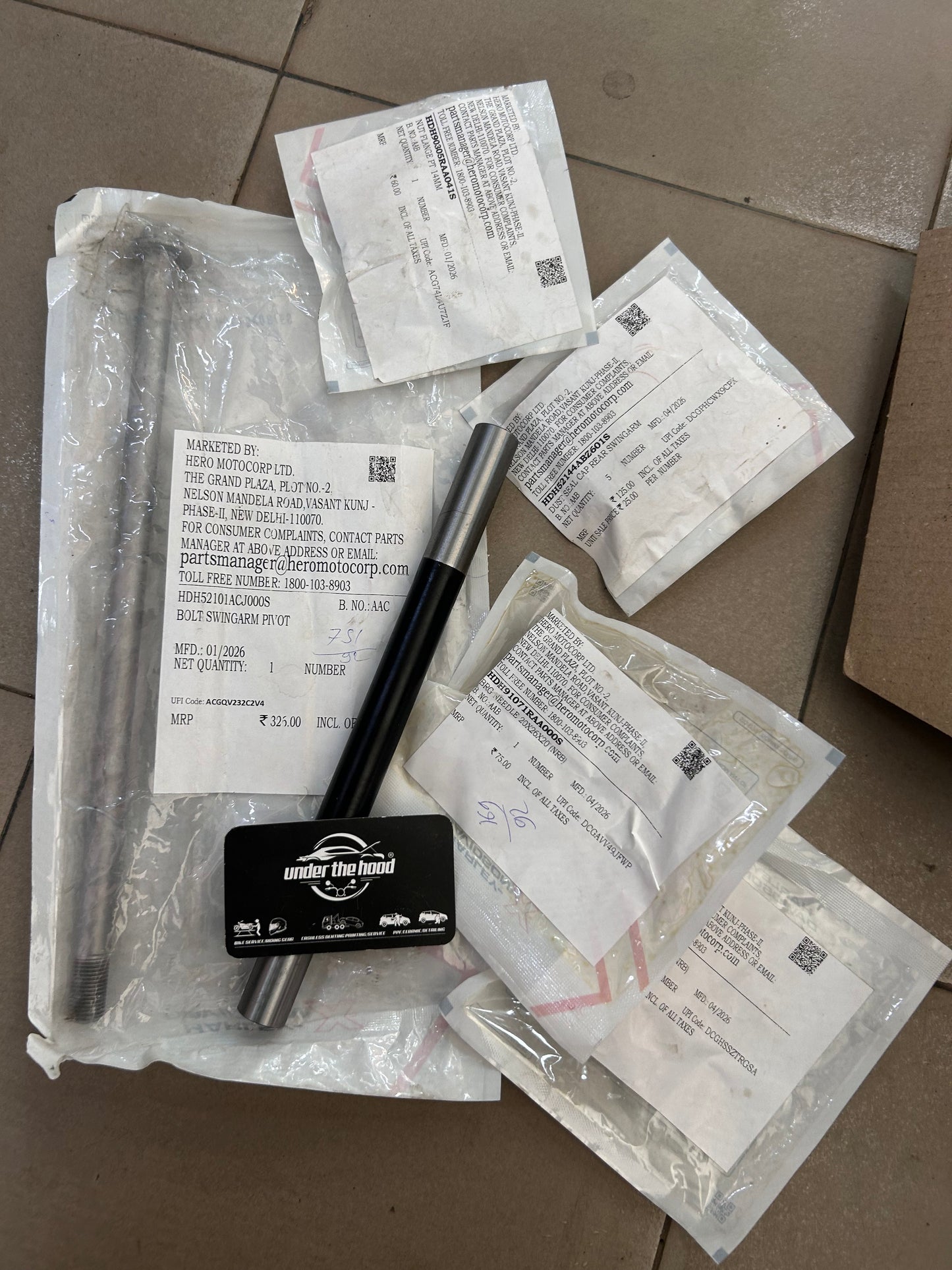 Harley-Davidson X440 / X440 OBDII / X440T Swingarm Bush Kit / Swingarm Repair Kit