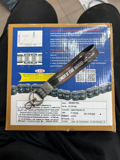 Rolon OR F439 Chain Sprocket Kit for Bajaj Freedom 125