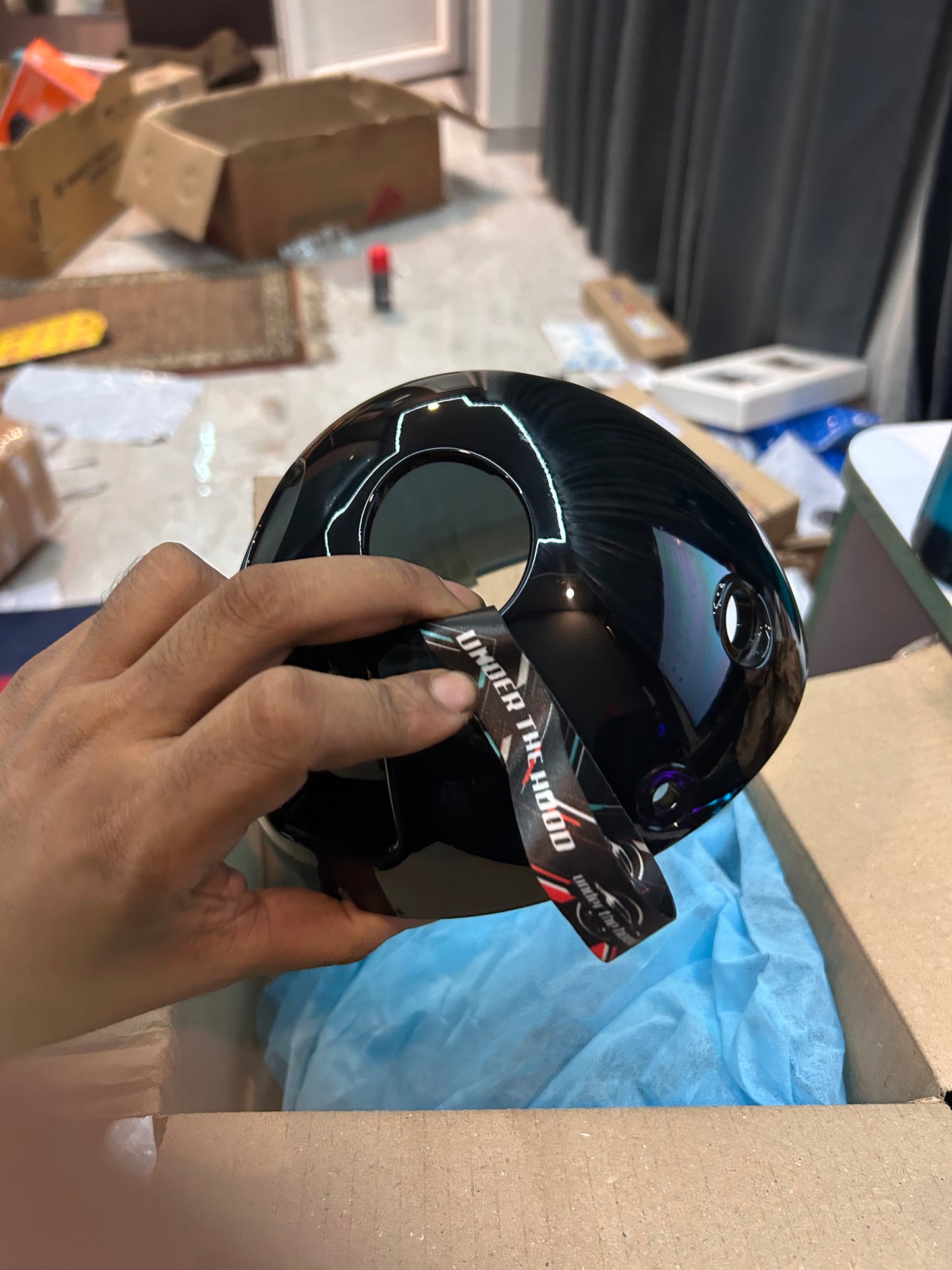 Royal Enfield Headlamp Housing (Black) – Interceptor 650 & Continental GT 650 (BS6 LED) – RAN00914/A