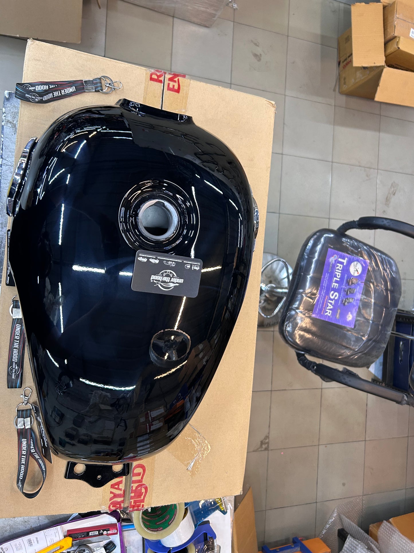 Royal Enfield Interceptor 650 Fuel Tank Painted Mark Three – Genuine OEM Tank 1030104
