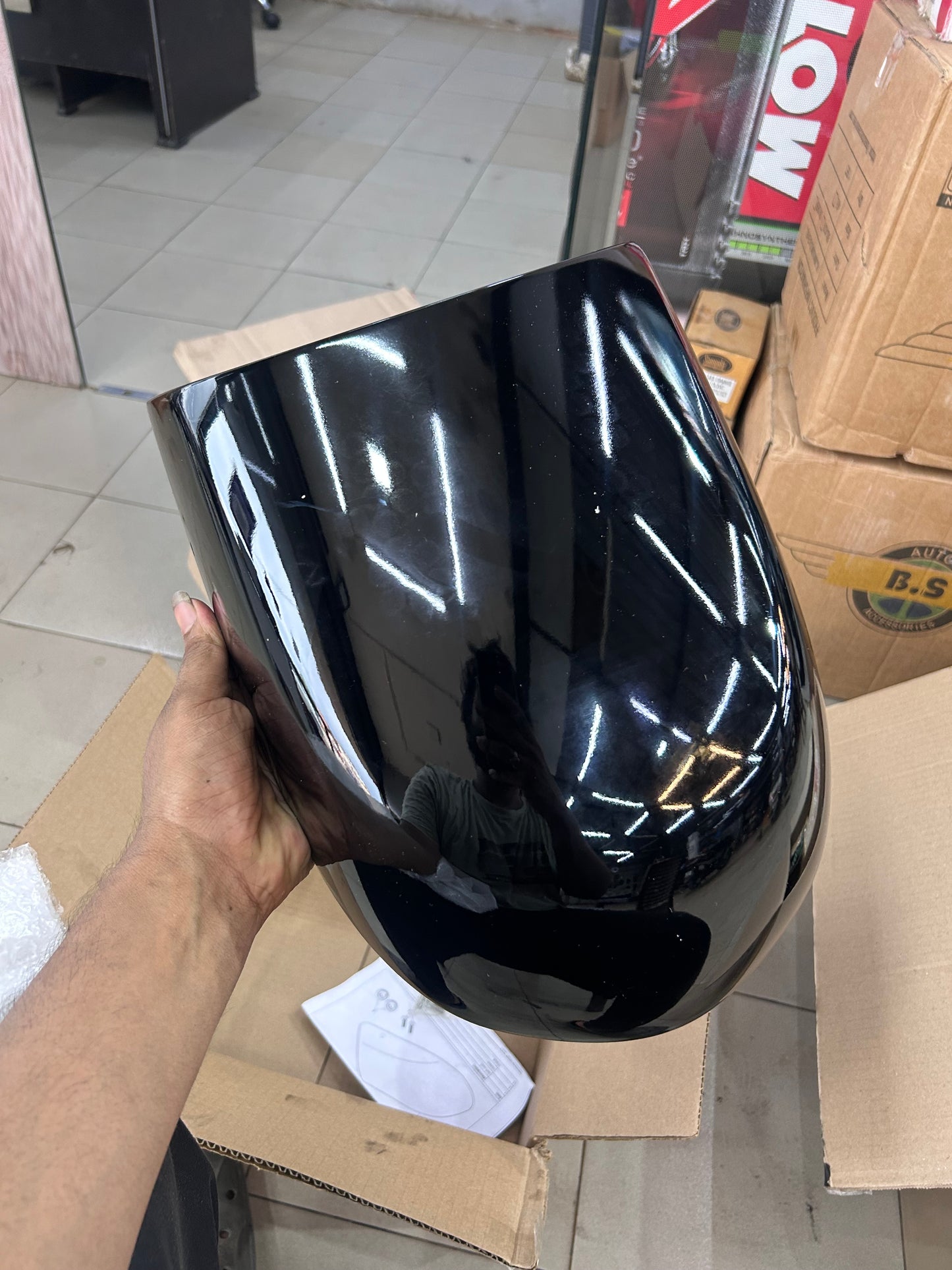 Royal Enfield GT 650 Dual Seat Cowl – Black Magic Finish (1990434)