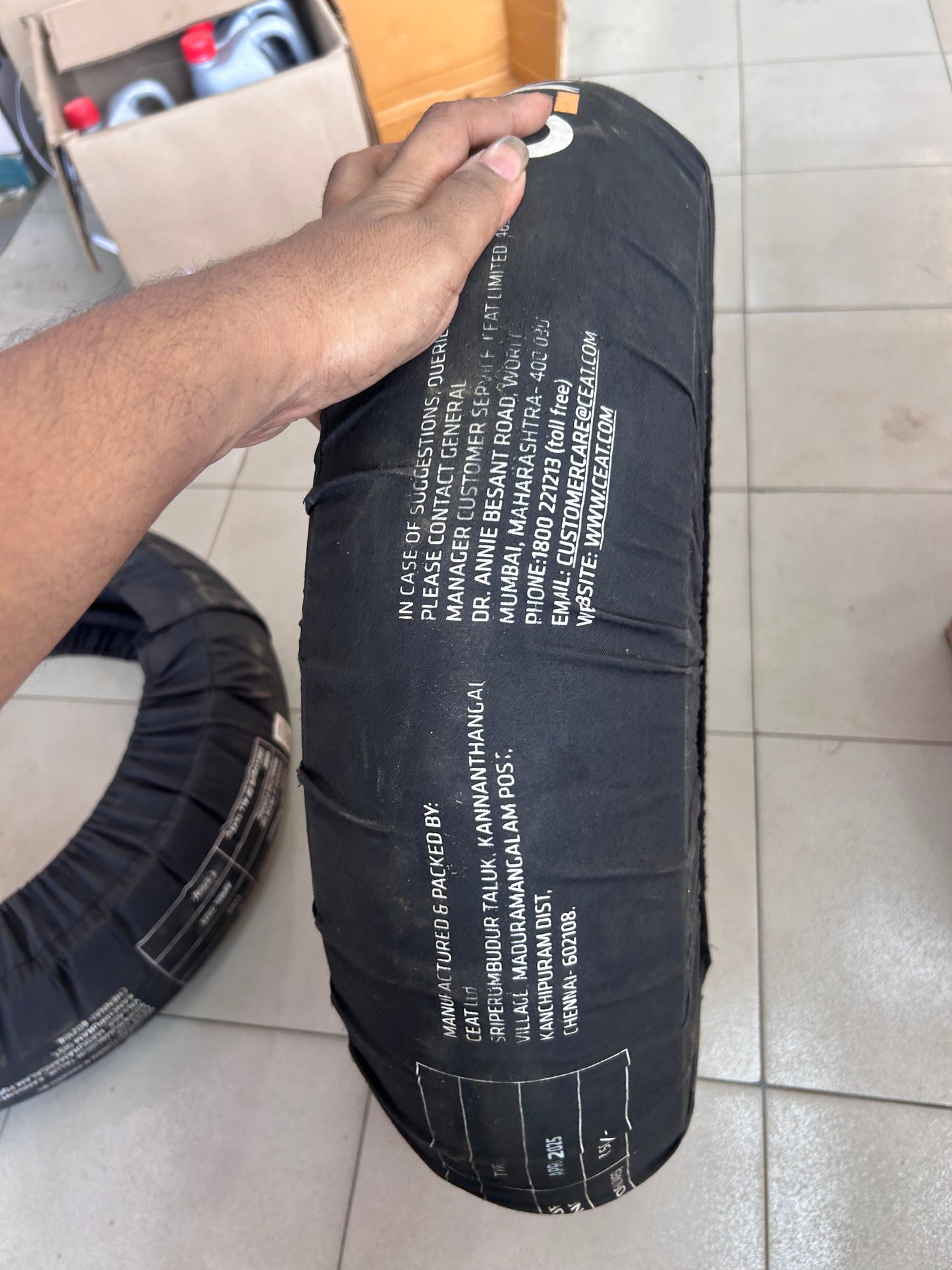 CEAT Sportrad 140/70ZR17 TL 66W Rear Tyre – R15, KTM, Apache