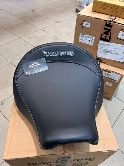 Black Touring Rider Seat for Meteor 350 – Genuine Royal Enfield KXA00073