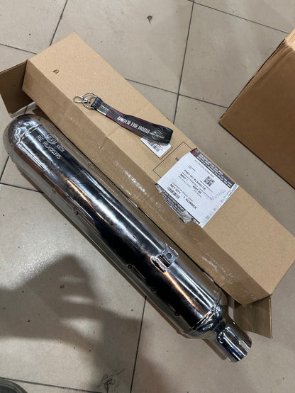 Royal Enfield Meteor 350 Chrome Silencer Assembly RLX00517/B