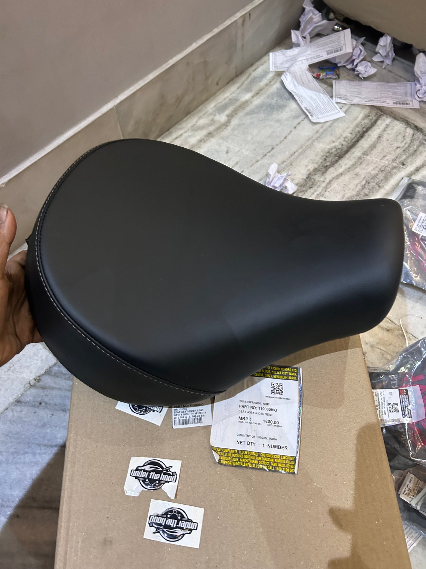 Genuine Rider Seat Assembly for Royal Enfield Meteor 350 | 1100609/G | OEM Seat Assy