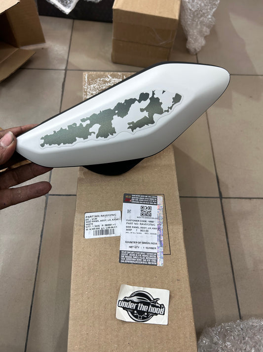Royal Enfield RAV01379 - Side Panel Assembly (LH) - Kamet White - Himalayan 450