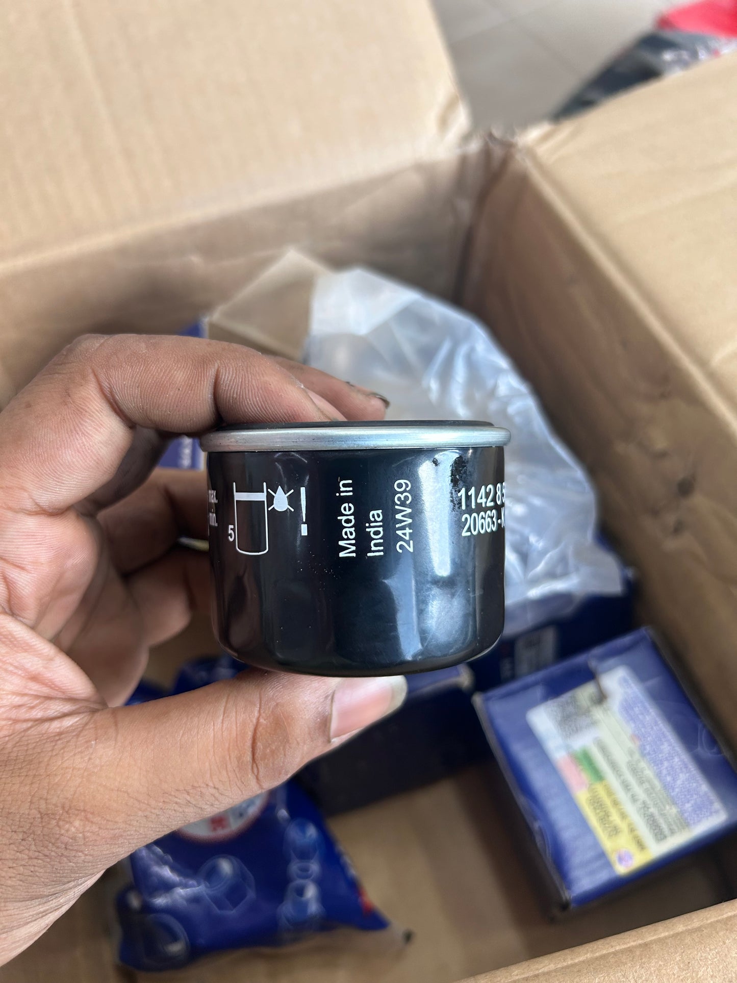 Apache RR310 / BMW G310 Oil Filter – Genuine TVS OEM Replacement (Part No. N7081420)