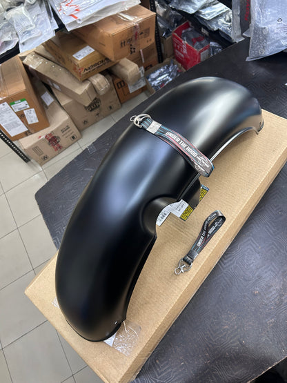 Genuine Royal Enfield Front Mudguard Assembly (FMG) – Matt Black – RAG00143/A ALL NEW CLASSIC 350 - DARK STEALTH BLACK