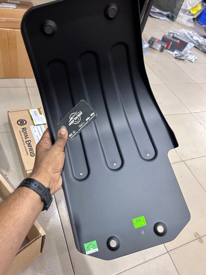 Royal Enfield Black Sump Guard KXA00652 — Genuine RE Accessory for Meteor / Classic / Bullet 350