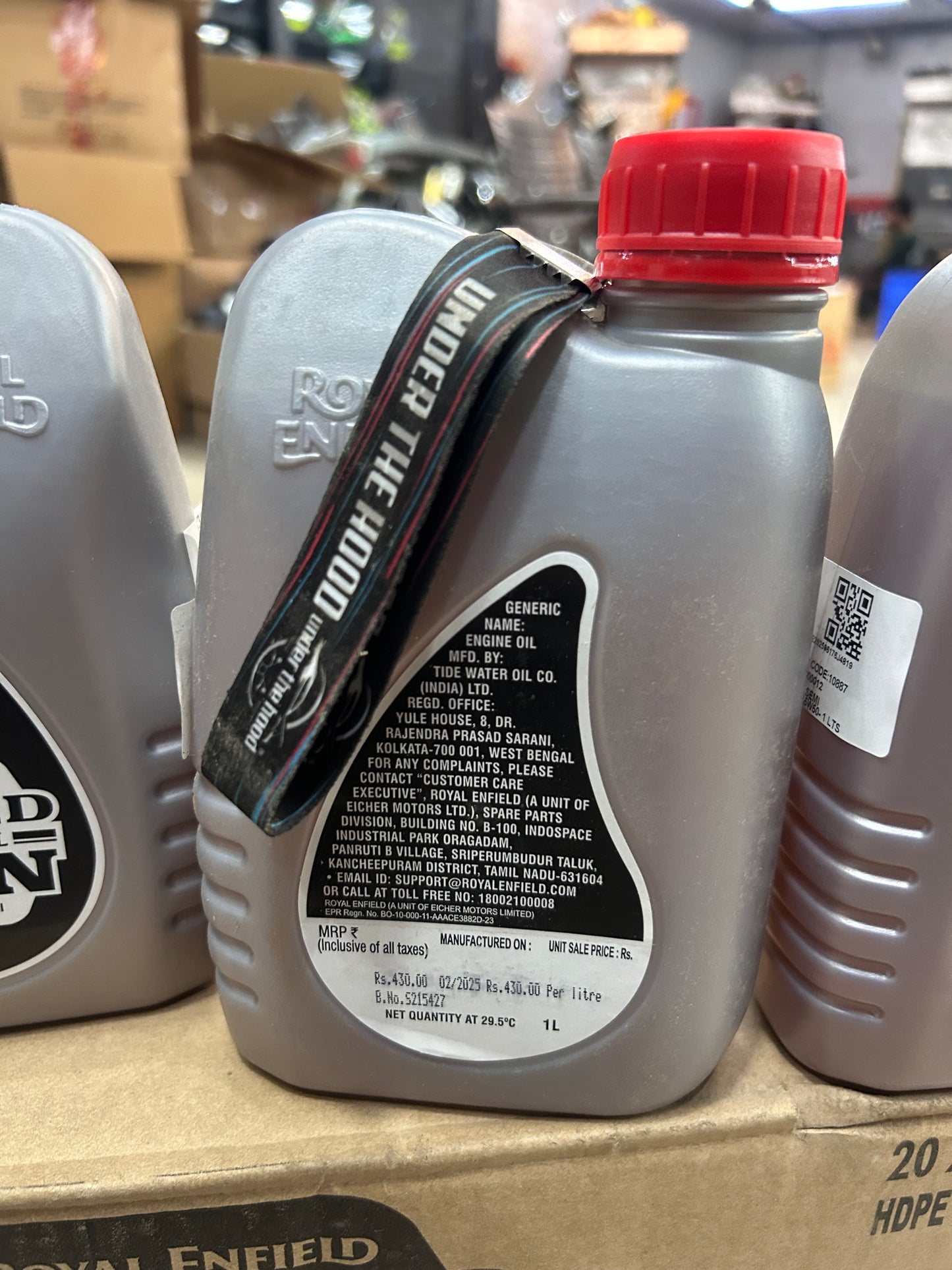 Royal Enfield Liquid Gun Semi Synthetic Engine Oil 15W50 – 1 Litre (Top-Up / Service Support) – 3600012 (UCE + J-Series Grade)