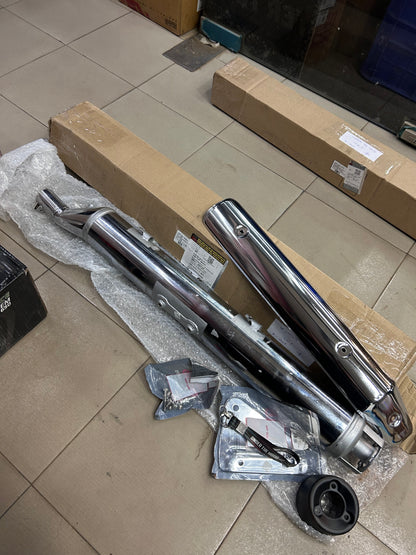 Genuine Royal Enfield Silencer Assembly Kit for Thunderbird 350 / Thunderbird 500 (NTB) | 888209