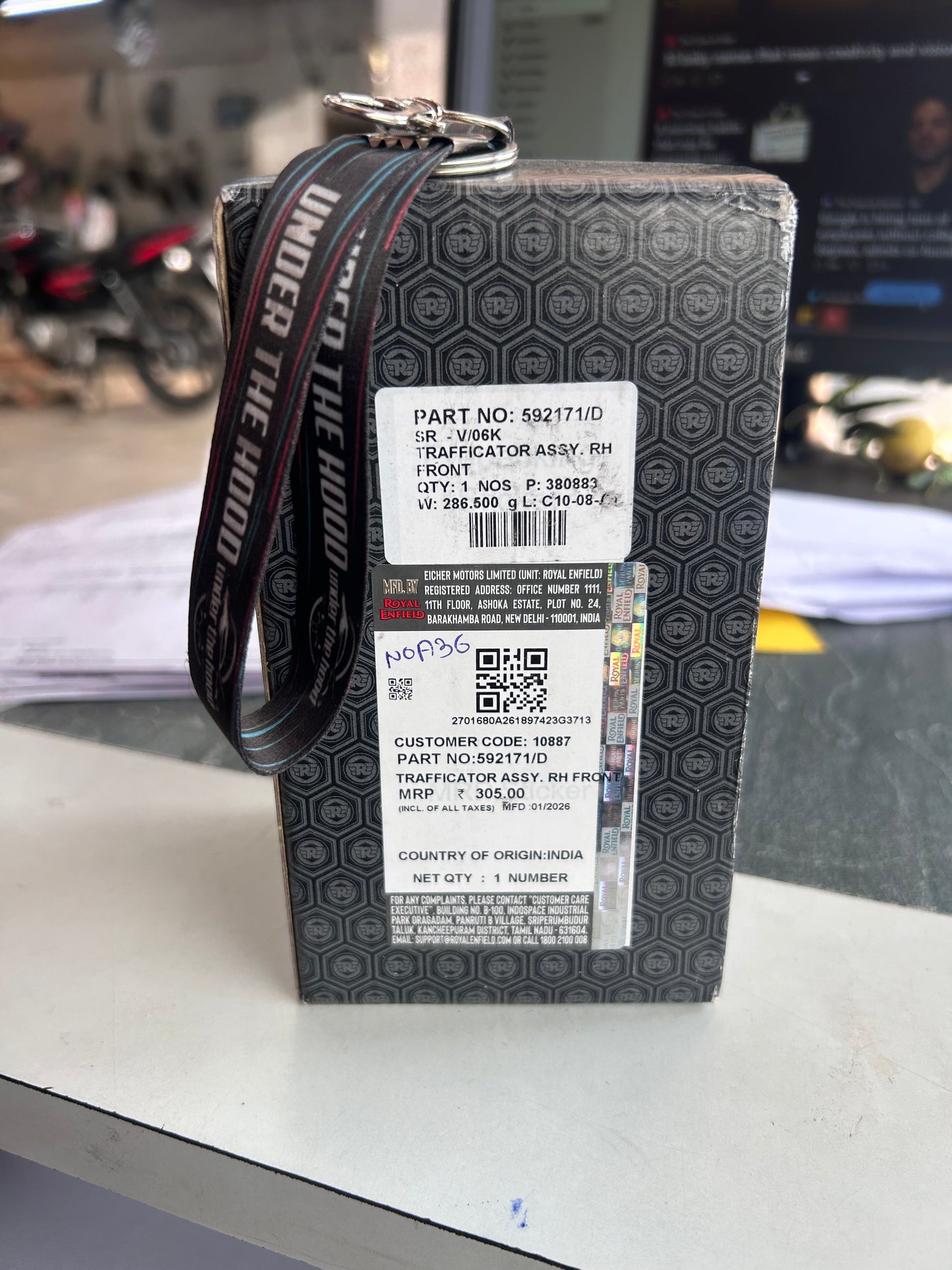 Royal Enfield Trafficator/Indicator Assembly (Front/Rear • LH/RH) for Classic 350 UCE, Classic 500 EFI & Bullet 350/500 UCE (Coupler Connector) – 592169 / 592170 / 592171 / 592172 (Choose Position)