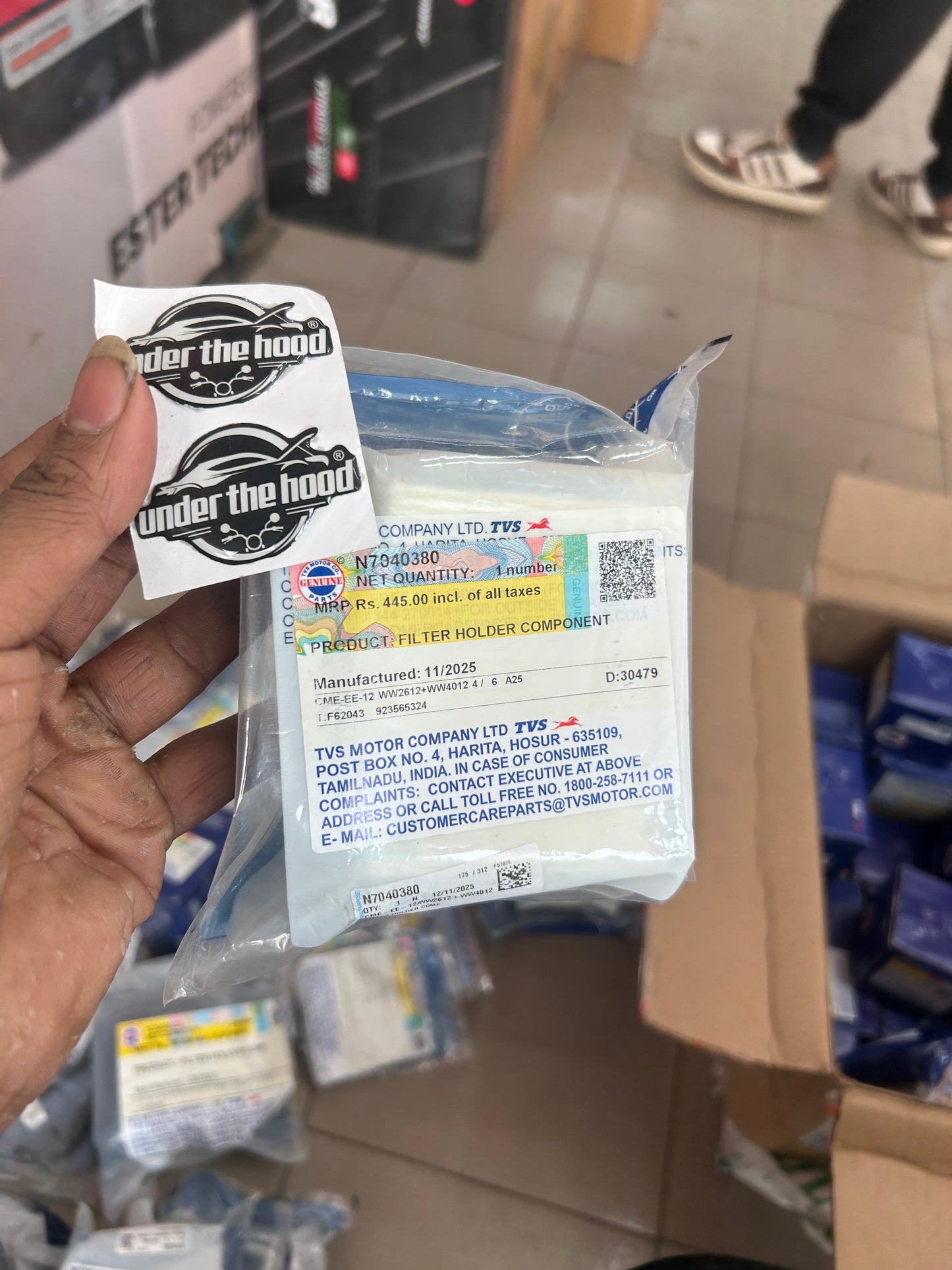 Apache RR310 / BMW G310 Service Kit – Genuine TVS OEM (Air Filter + Oil Filter | Part No. N7081420, N7040380)