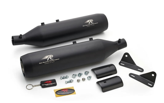 RRP Astral Black Matte Exhaust for Royal Enfield Super Meteor 650