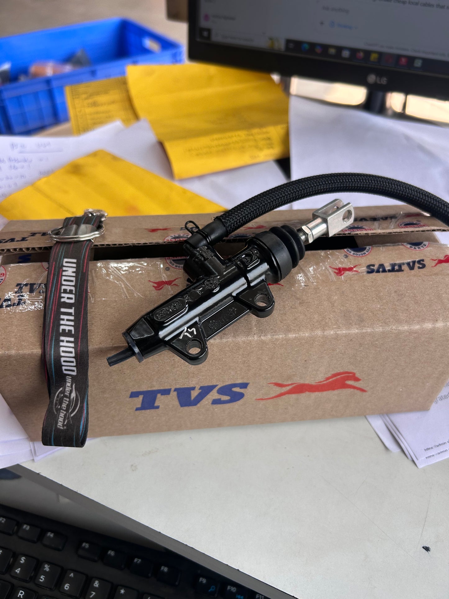 Apache RR 310 BMW 310 rear brake master cylinder assembly N7110380 retrofit