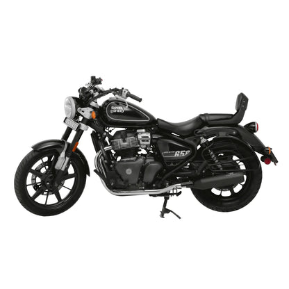 Red Rooster Astral Pro Black Matte exhaust for Royal Enfield Super Meteor 650 – twin slip-on silencers