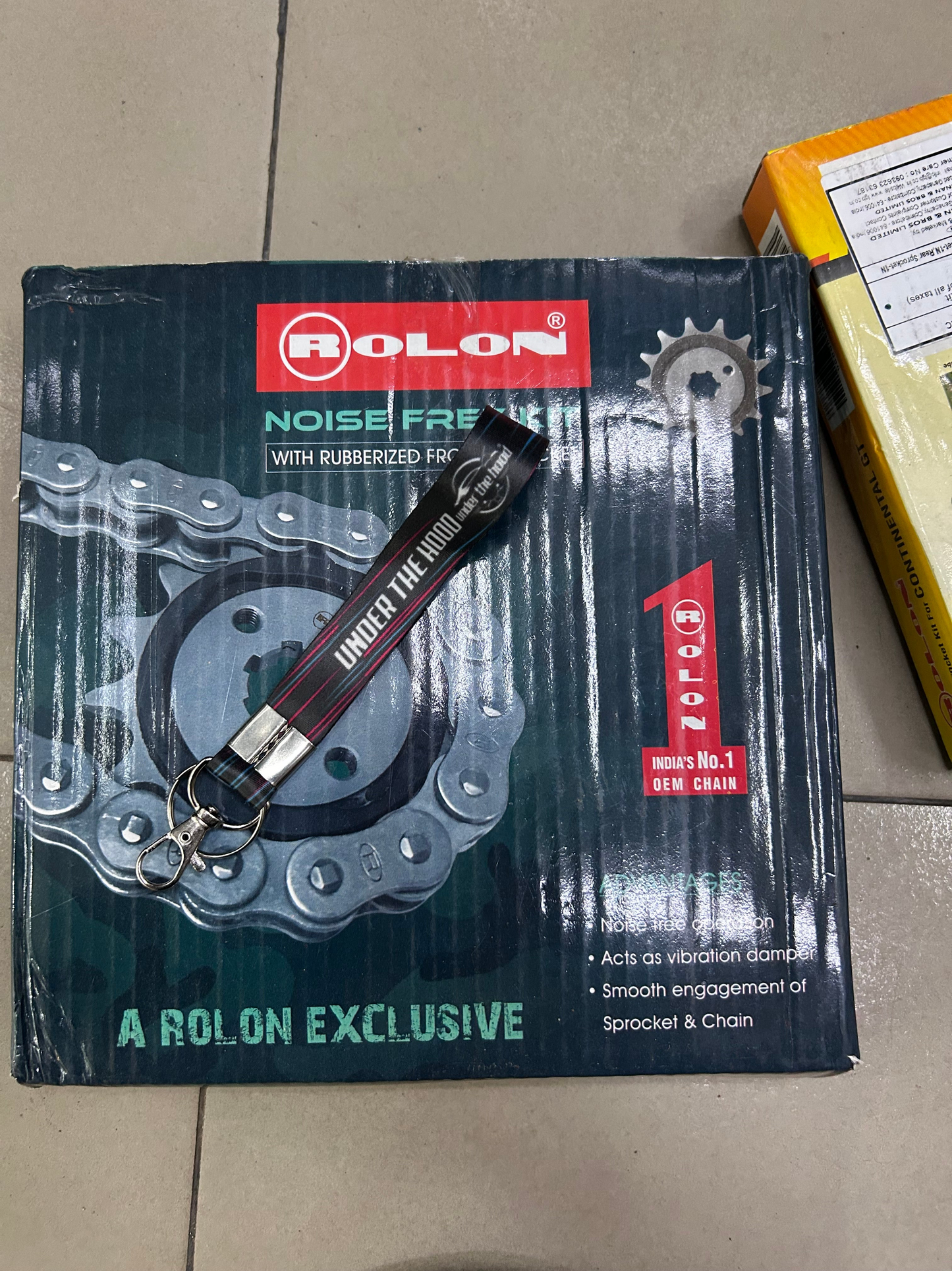 Rolon HPOR F418 NF Noise-Free Chain & Sprocket Kit for TVS Ronin 225 – 13T/42T 114L