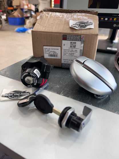 Royal Enfield RAP00018/B Common Key Lockset Assembly – OEM Lock & Key Set for Super Meteor 650