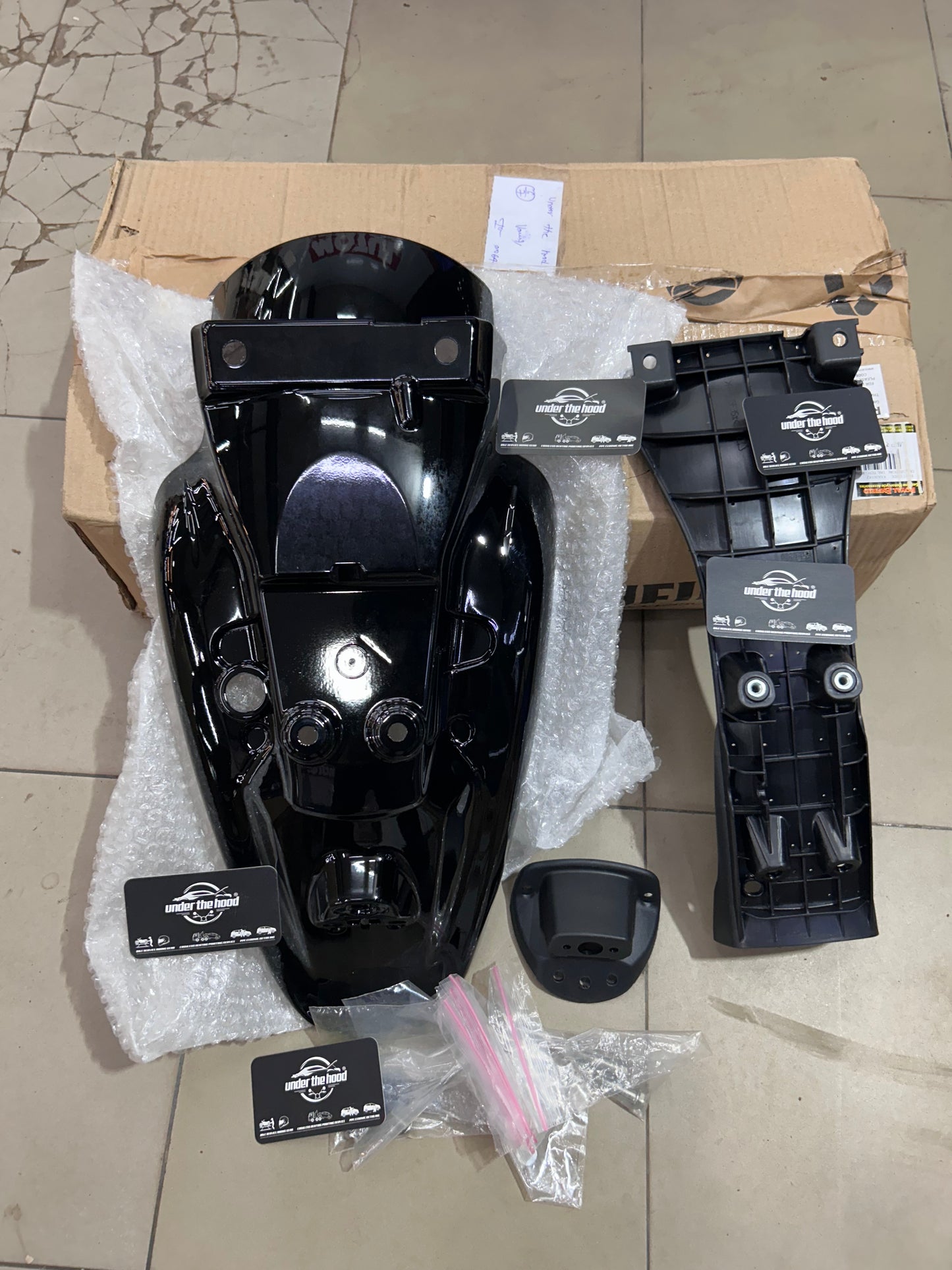 Royal Enfield Hunter 350 Tail Tidy ROW – Genuine OEM Fender Eliminator / Number Plate Mount KXA00142