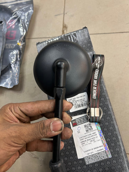 Royal Enfield RAL00612/B – Left Rear View Mirror (LH) for Interceptor Bear 650 Euro V – Genuine OEM Mirror