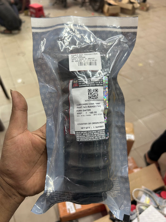 Royal Enfield RAH00178/E – Fork Gaiter (Front Suspension Dust Cover) | Genuine OEM for Hunter 350